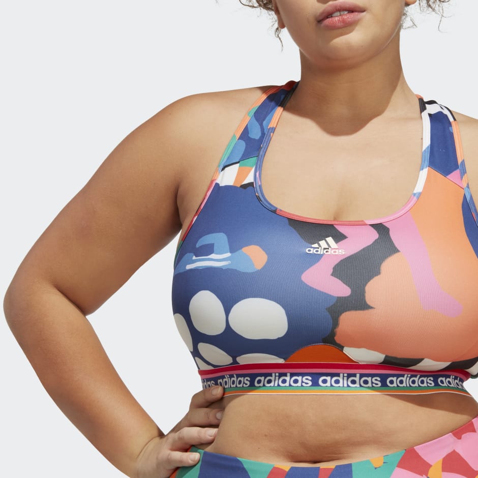 adidas x FARM Rio Medium-Support Bra (Plus Size)