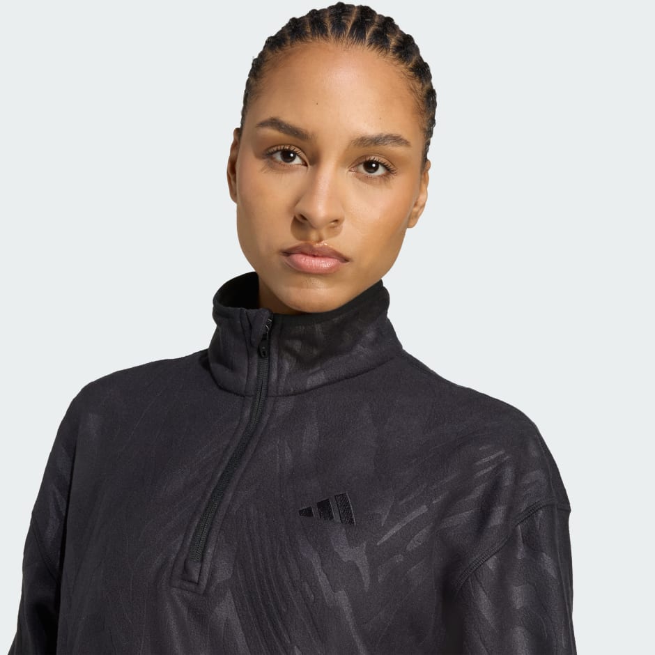 Pulover od toplog flisa AOP