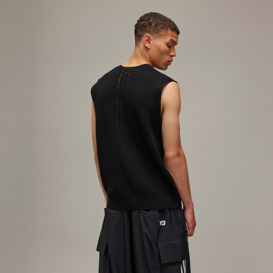 Y-3 3-Stripes Knit Vest