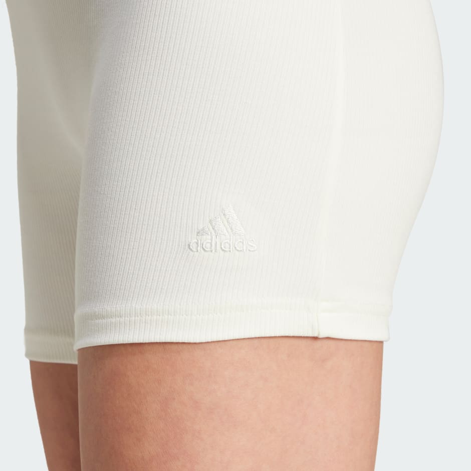 Lounge Ribbed High-Waist Bike Shorts