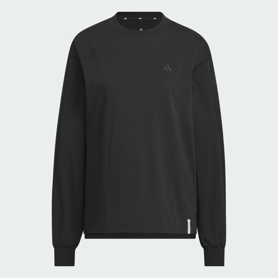 ESSENTIALS PLUS 3 STRIPES LOOSE FIT LONG SLEEVE T-SHIRTS