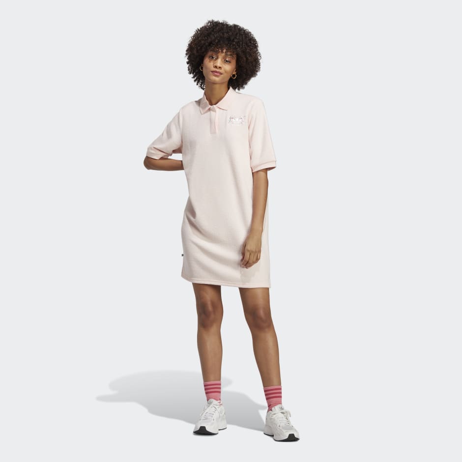 Clothing - Polo Dress - Pink | adidas South Africa