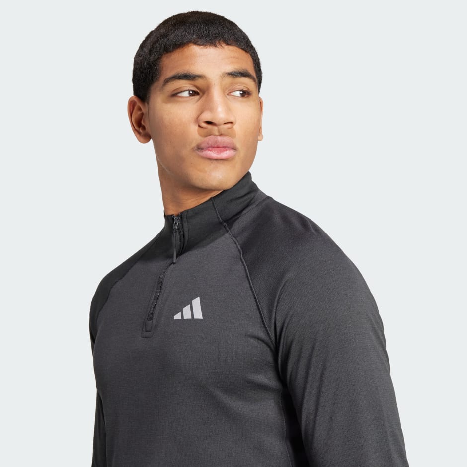 Gym+ Training Brandlove 1/4-Zip Long Sleeve Shirt