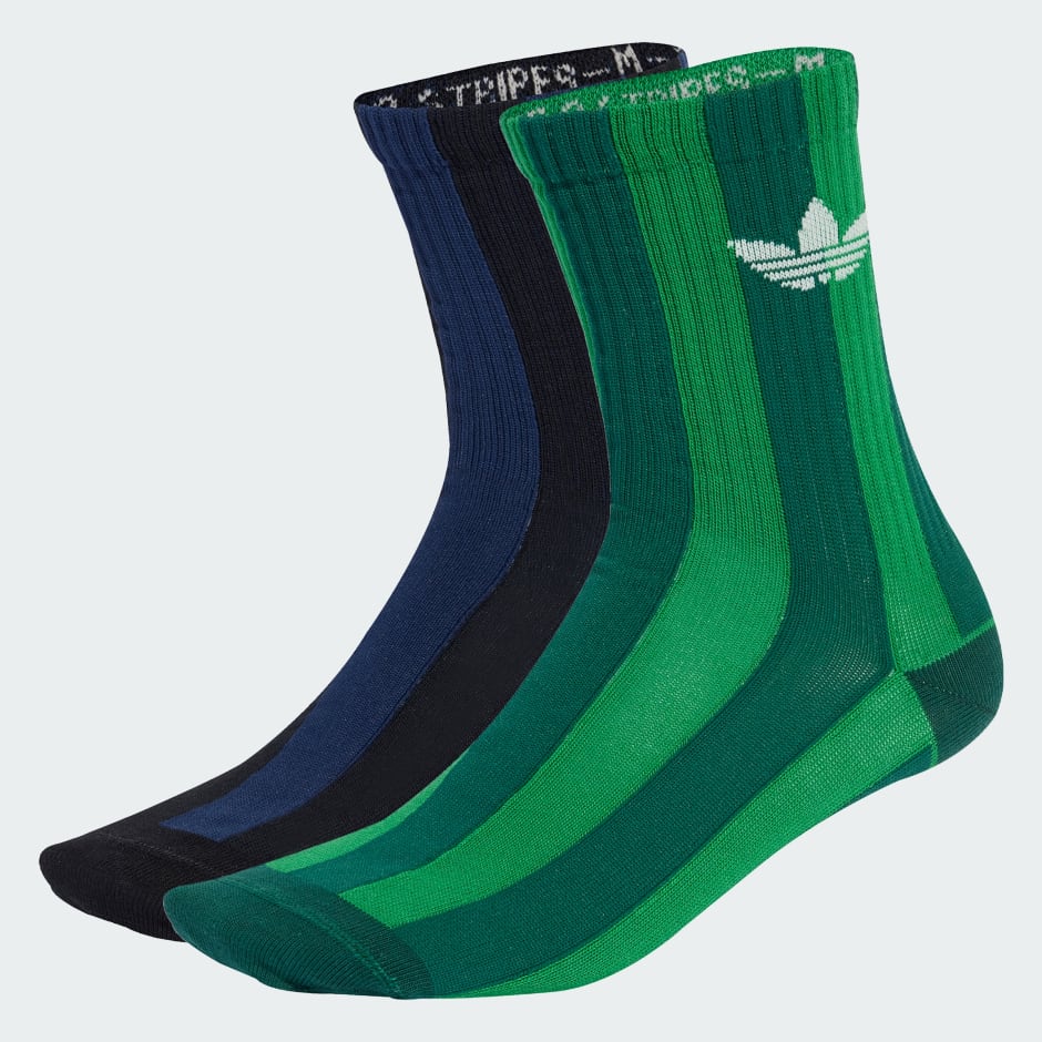 Striped Crew Socks 2 Pairs