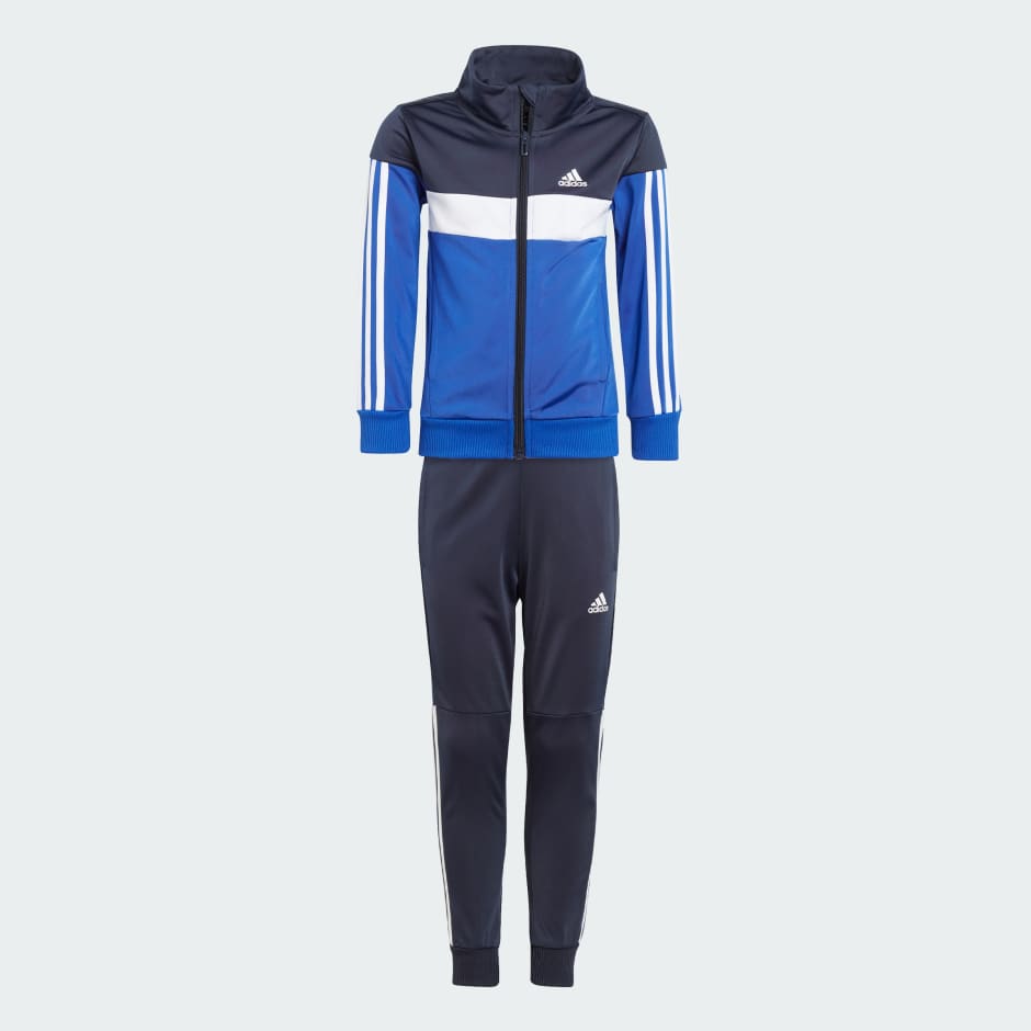 Tiberio 3 Stripes Colorblock Shiny Track Suit Kids