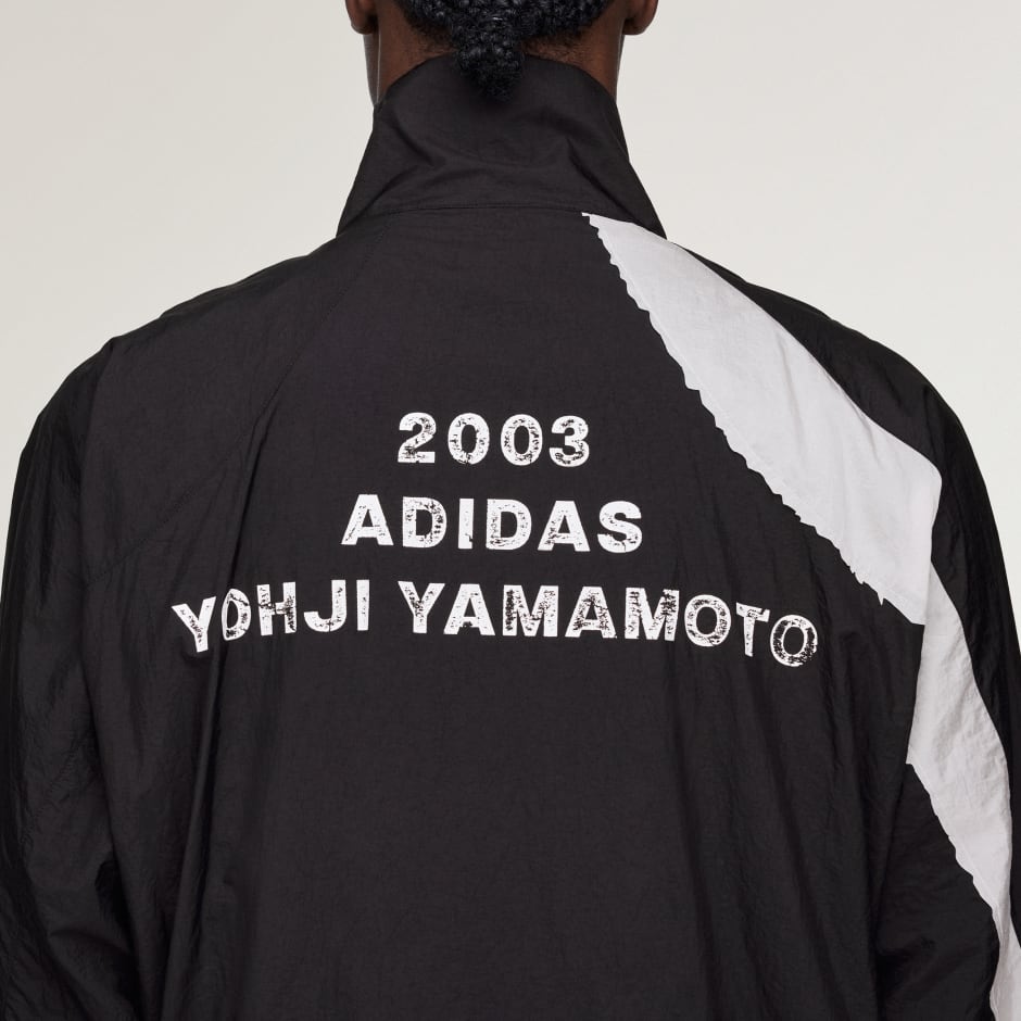 JACHETĂ Y-3 RAW EDGE 3 STRIPES NYLON SHELL