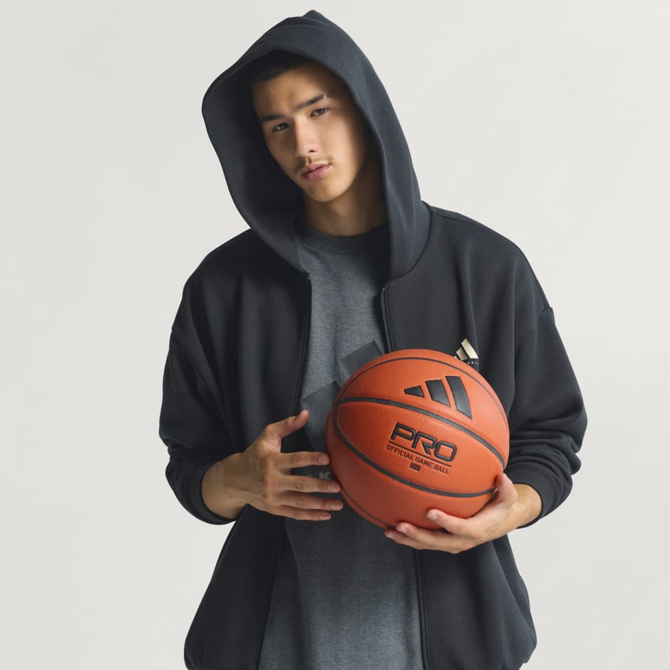 Veste &agrave; capuche zip int&eacute;gral adidas Basketball (Non genr&eacute;e)
