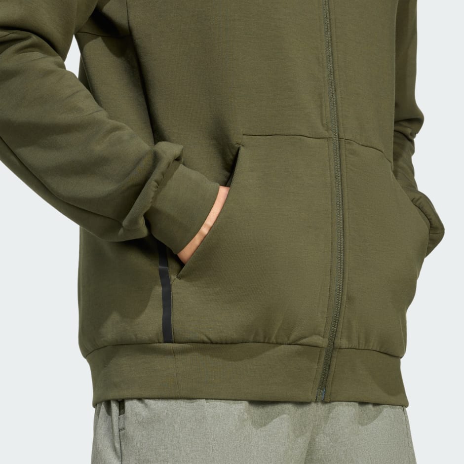 Veste de surv&ecirc;tement enti&egrave;rement zipp&eacute;e con&ccedil;ue pour l'entra&icirc;nement