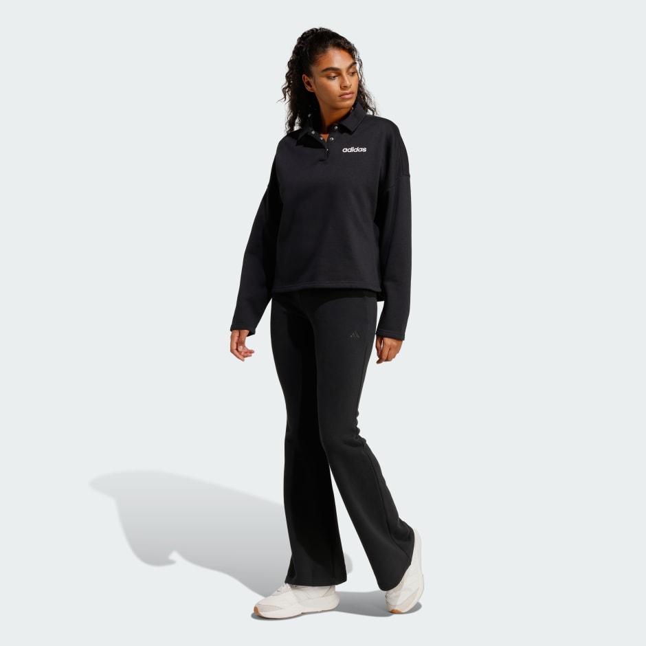 Zvonolike hlače od frotira Seasonal Essentials