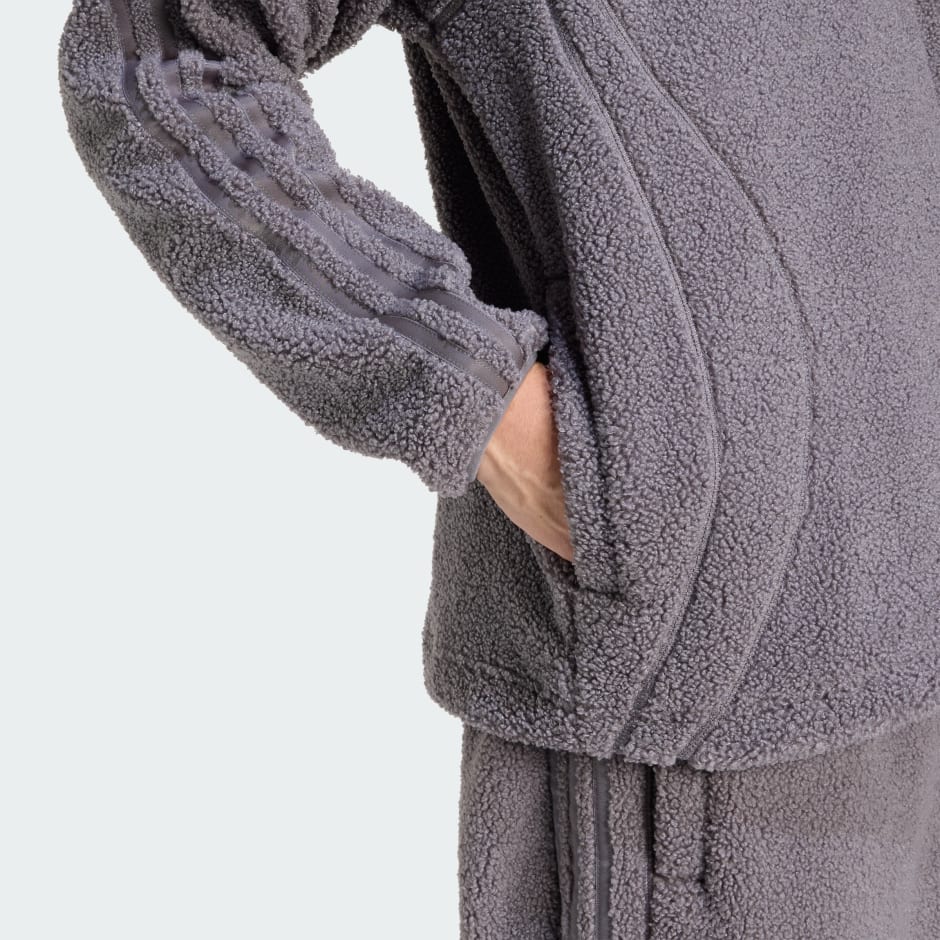 HANORAC DIN FLEECE BORG TEAMGEIST, CU FERMOAR 1/4