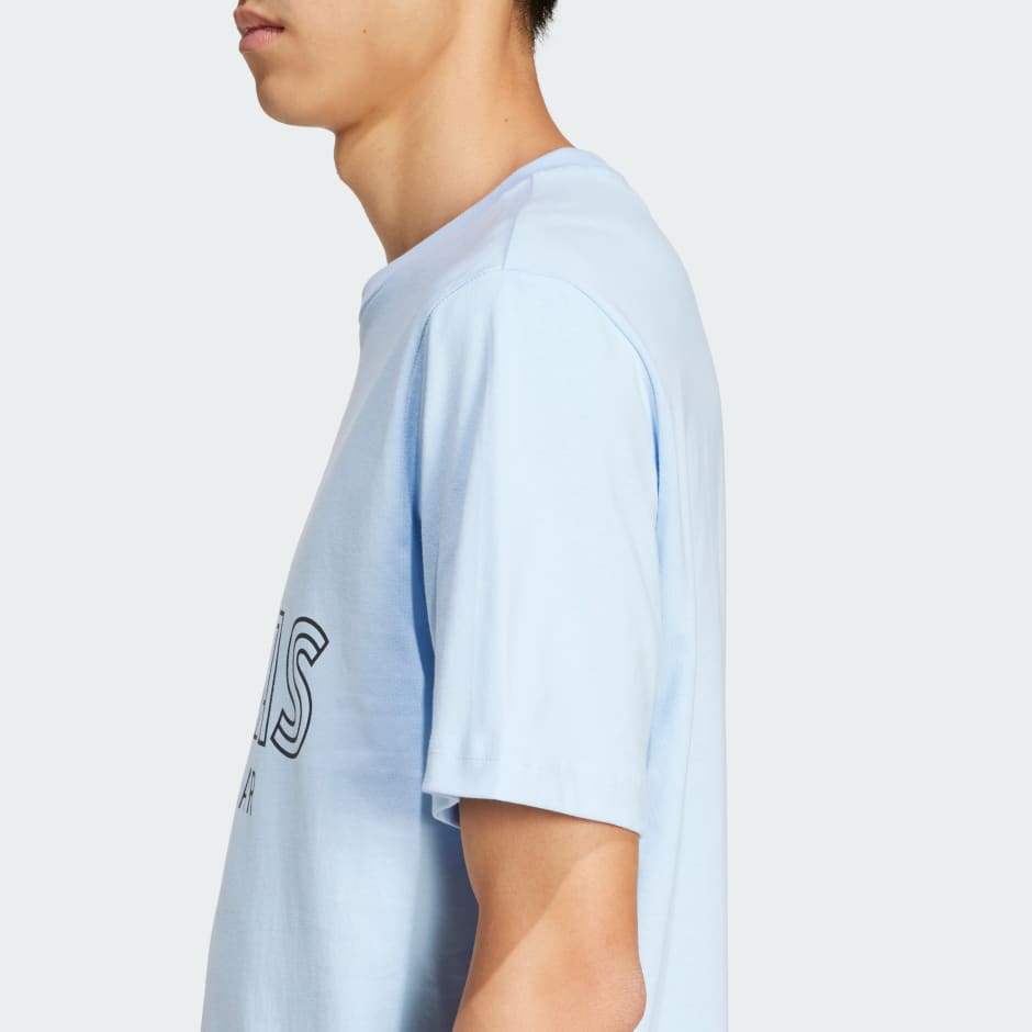 Tricou cu imprimeu grafic linear House of Tiro