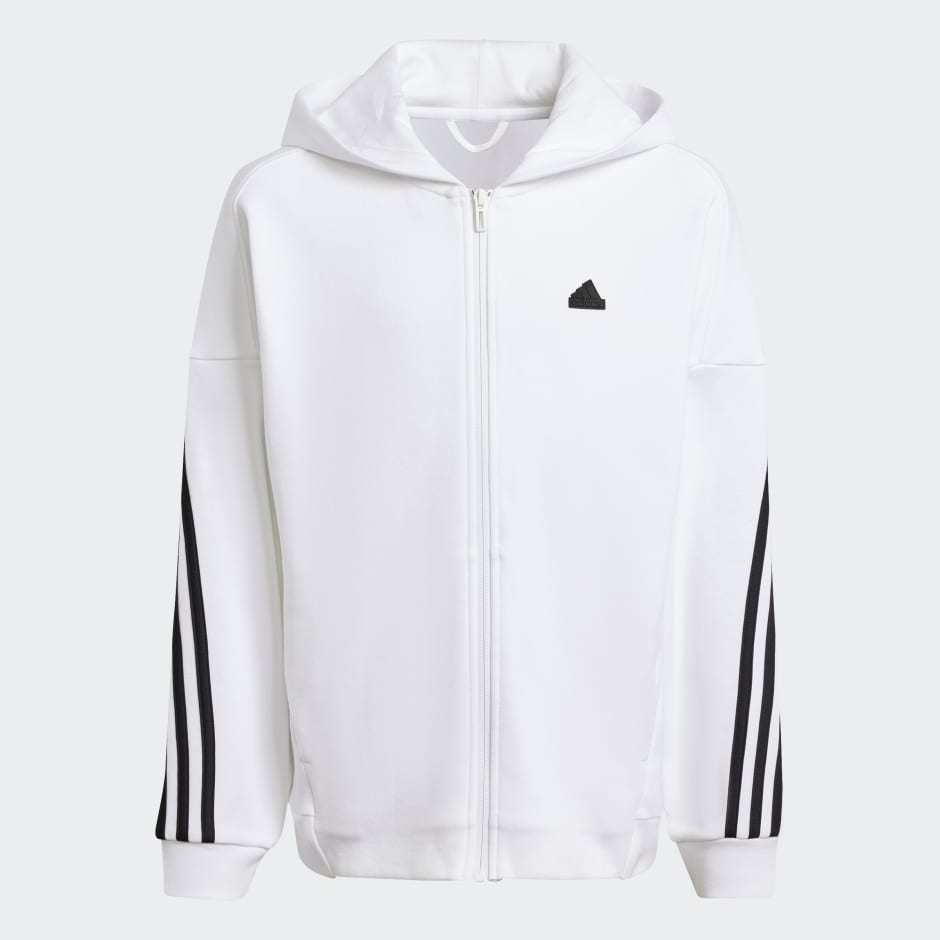 سترة Future Icons 3-Stripes Full-Zip Hooded Track