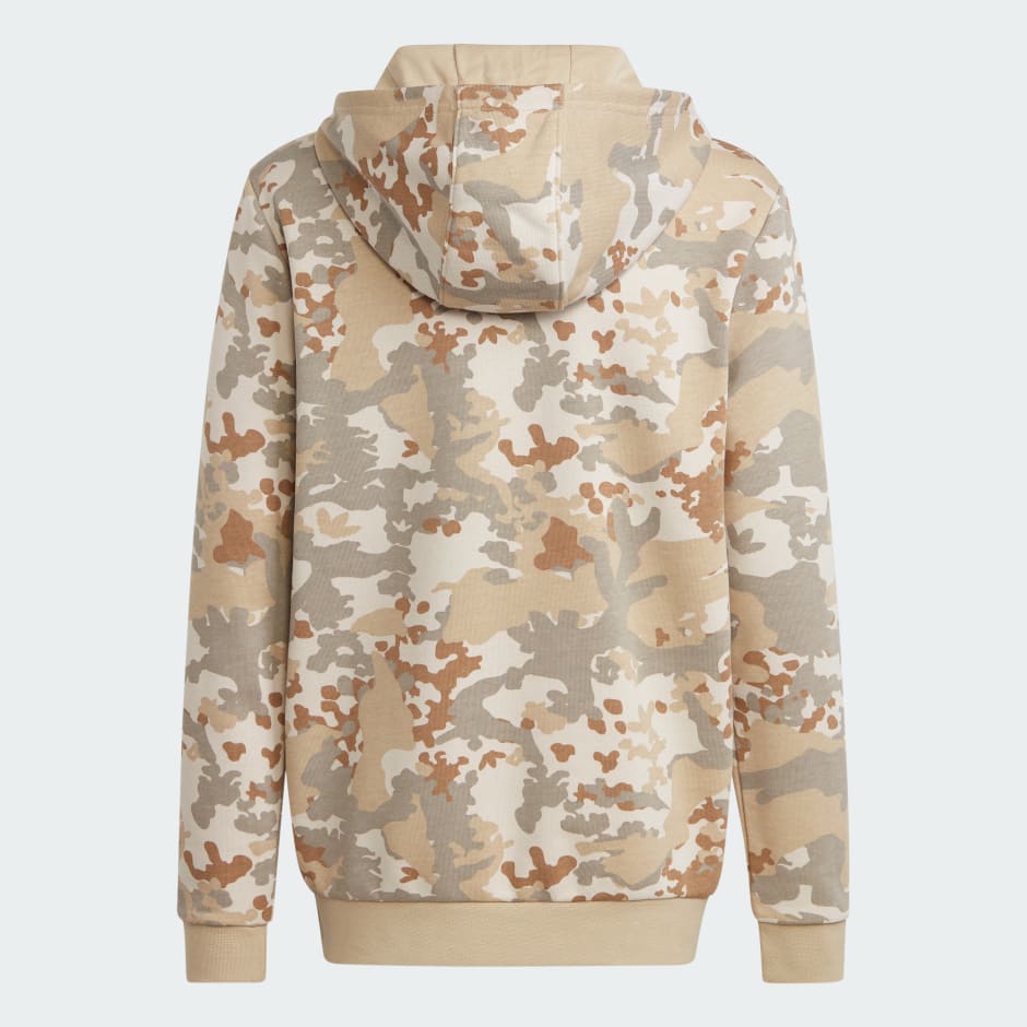 Clothing - Camo Hoodie - Beige | adidas South Africa