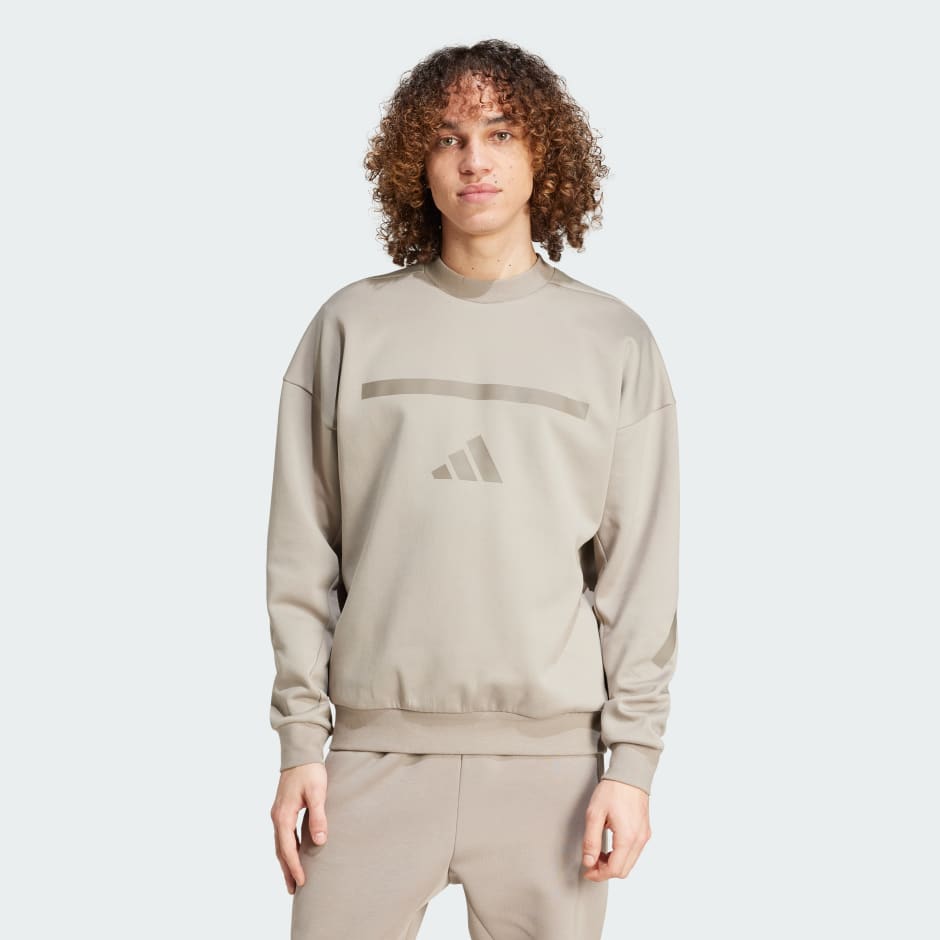 美品adidas ジップアップジャケット クリーム/ネイビー adidas Originals アディダス トレフォイル FC トラック トップ