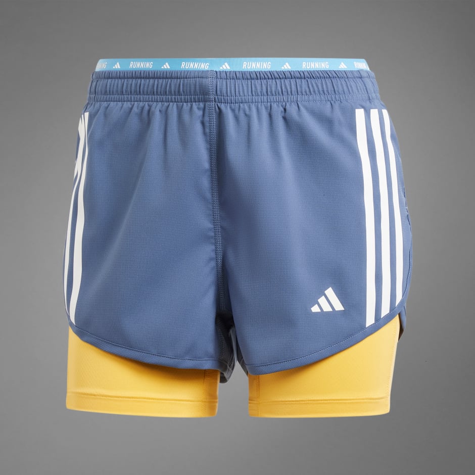 Own the Run 3-Stripes 2-in-1 Shorts