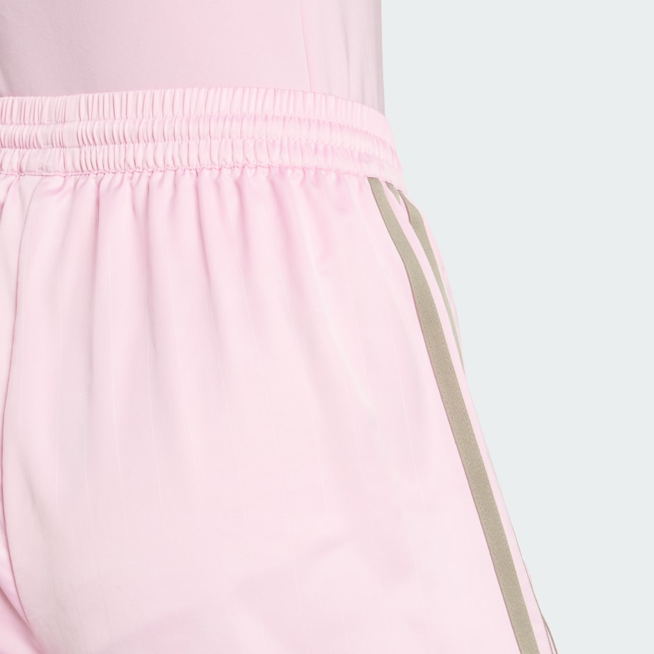 adidas Originals Pin-stripe Satin Shorts
