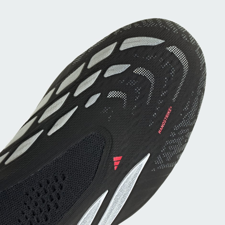 Ghete de fotbal fără șireturi PREDATOR ELITE pentru teren ferm