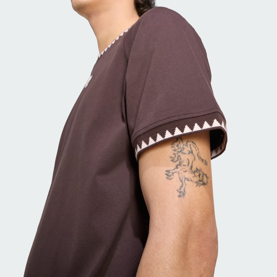 TRICOU CHEST STRIPES ENGINEERED COLLAR