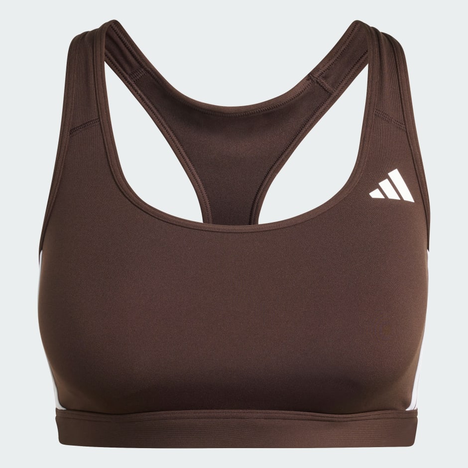 Optime Essentials Workout 3-Stripes Medium Support Bra