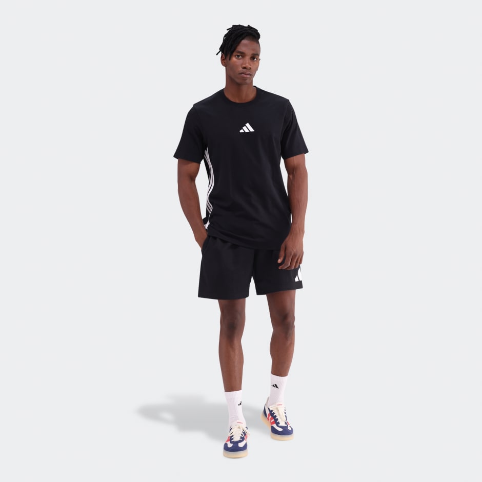 Essentials 3-Stripes Single Jersey T-Shirt