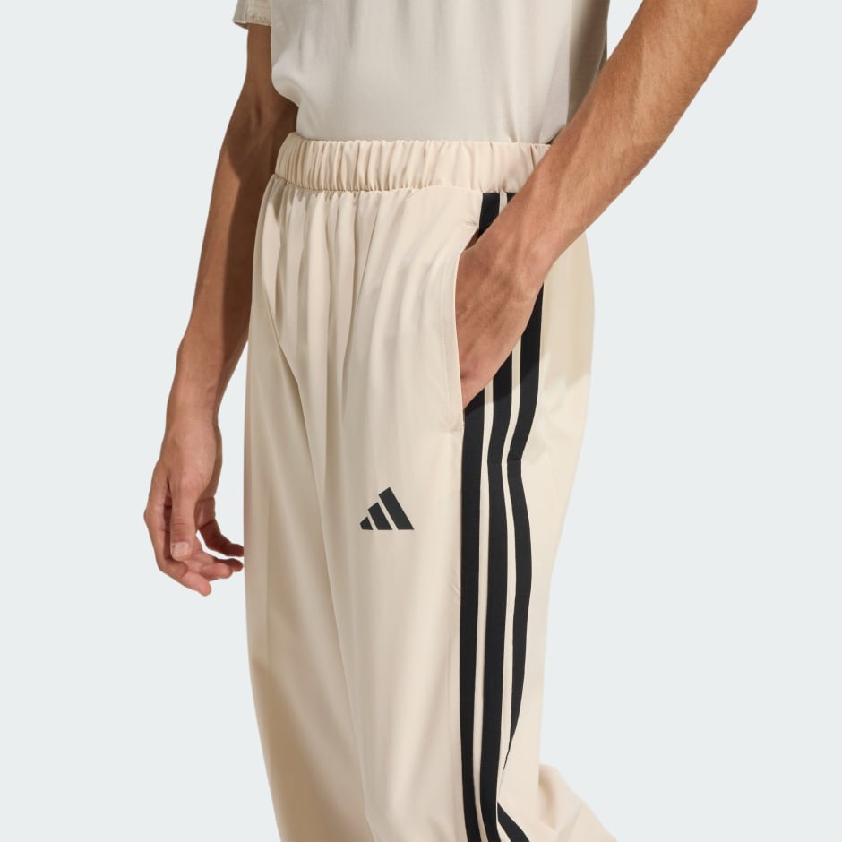 3-STRIPES WOVEN SNAP TRACKPANTS