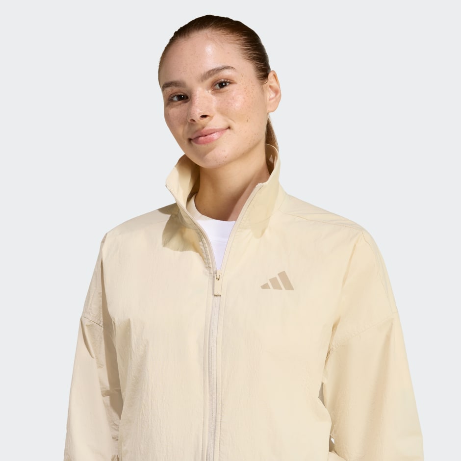 City Tech Woven Zip Track Top