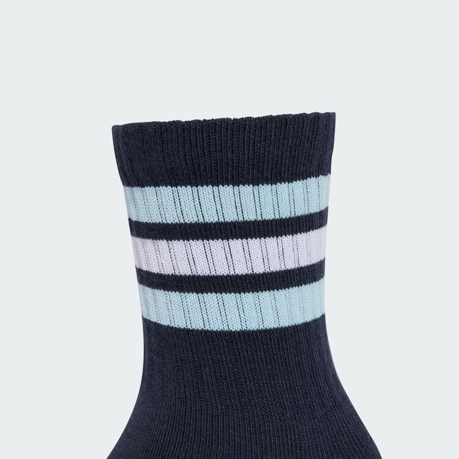 CHAUSSETTES MI-MOLLET SPORTSWEAR REMBOURR&Eacute;ES 3 BANDES (3 PAIRES)