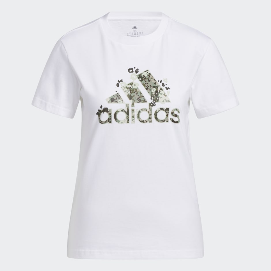 Floral Badge of Sport Graphic Tee