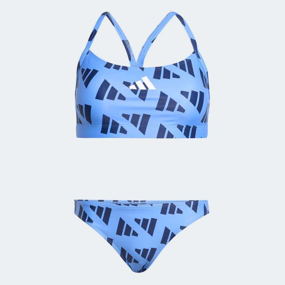 بيكيني بشعار الأعمدة الثلاث بظهر على شكل حرف C