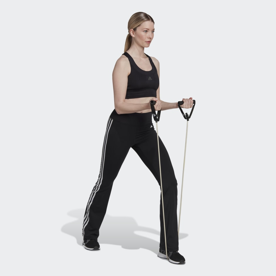 adidas Training Essentials Flared Leggings - Black | adidas UAE