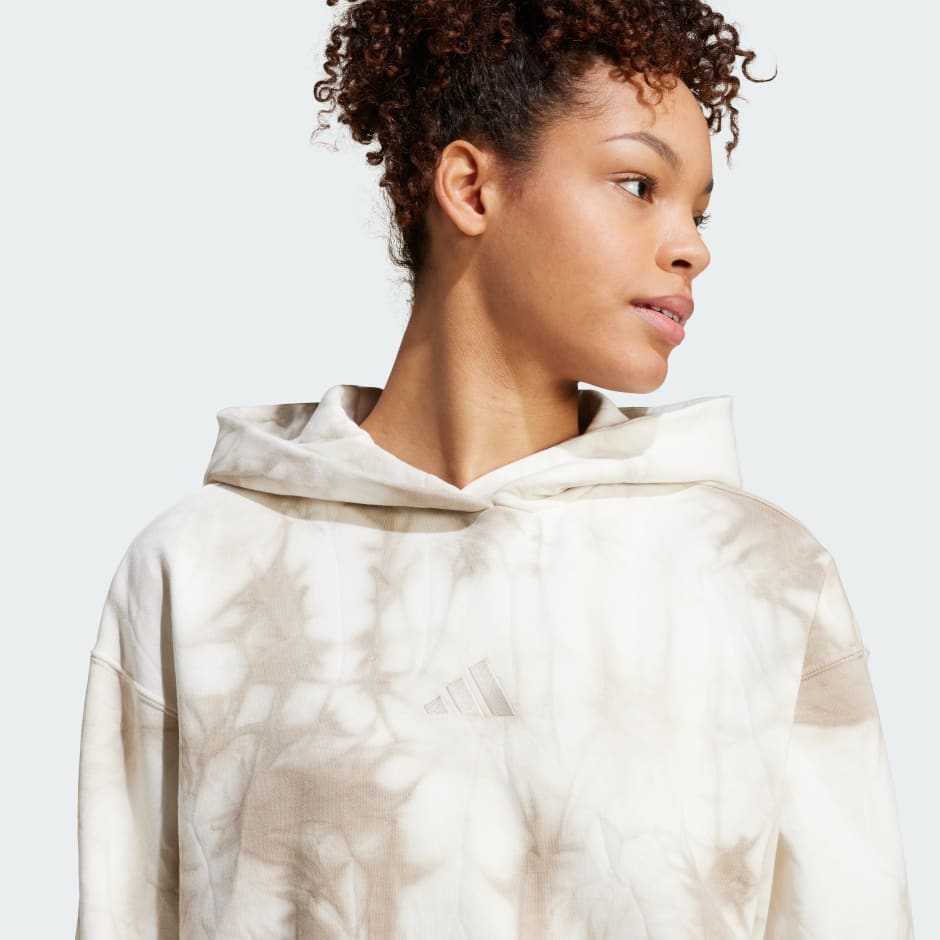 Sweat-shirt &agrave; capuche ample molleton Tie-Dye ALL SZN