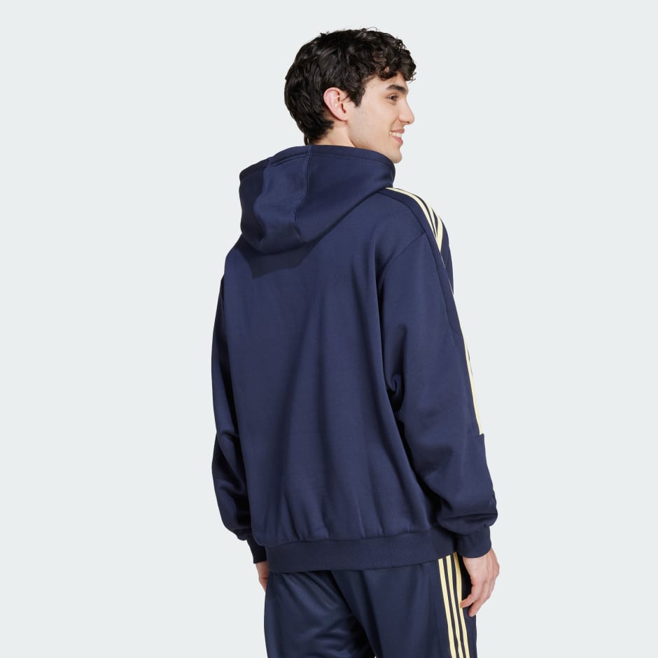 ★★Adairs★★ House of Tiro Fleece Hoodie IW5937 House of Tiro Fleece Hoodie - Blue | adidas Hong Kong