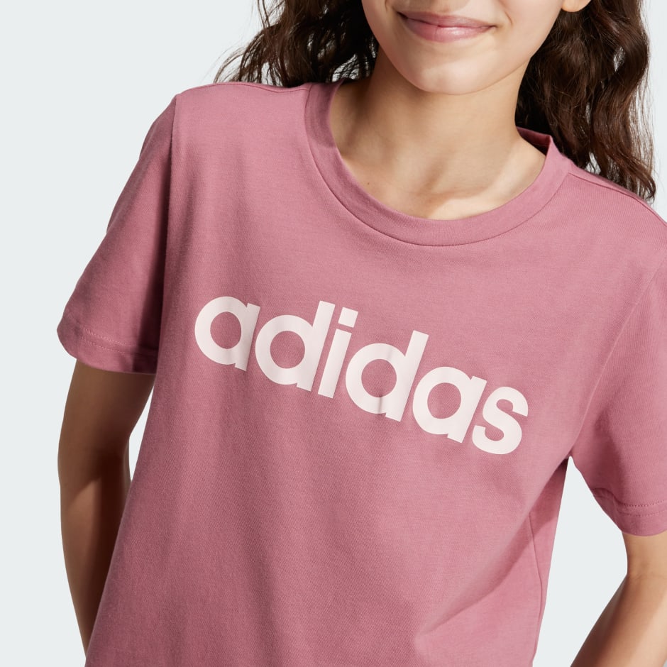 Essentials Linear Logo Cotton Slim Fit Tee