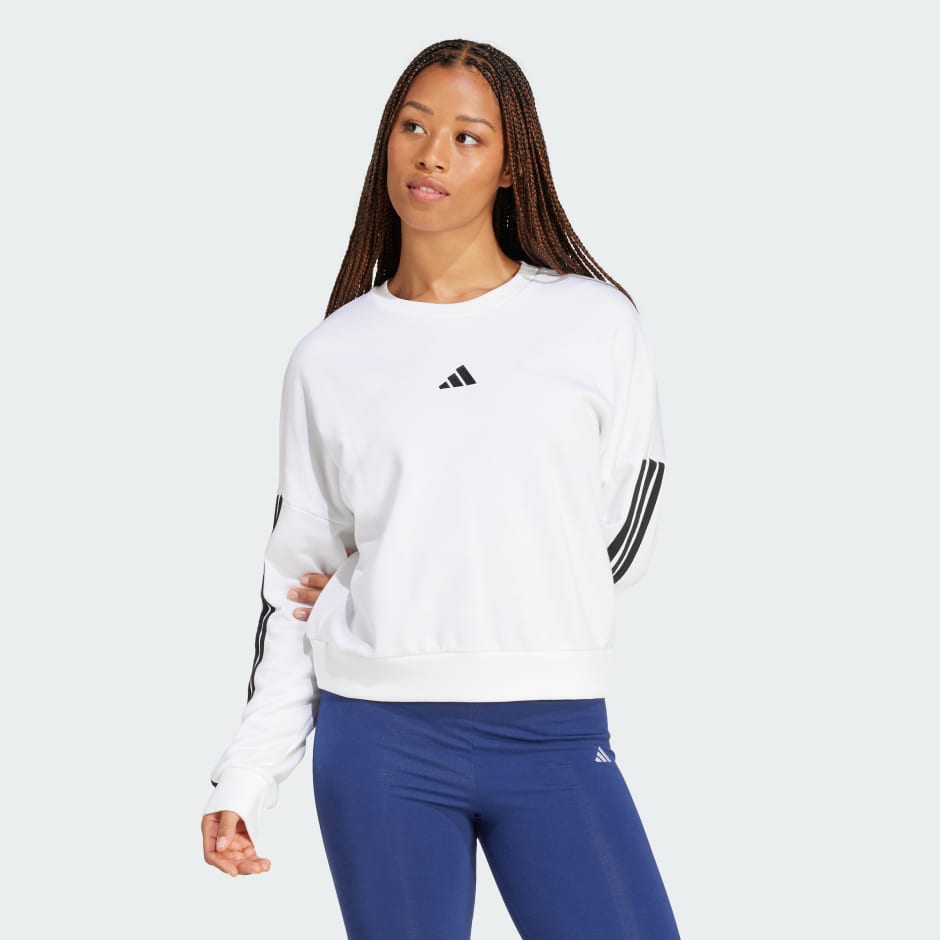 Essentials 3-Stripes French Terry Sweatshirt