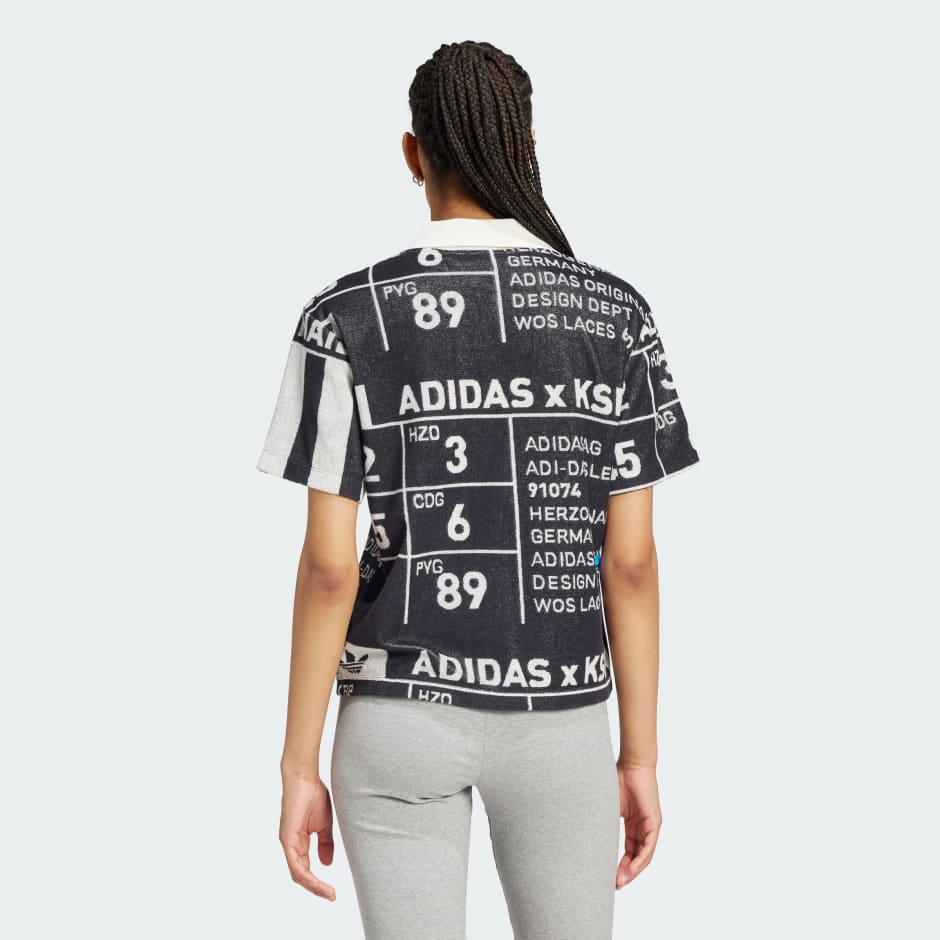 Kseniaschnaider Graphic Towel Polo Shirt