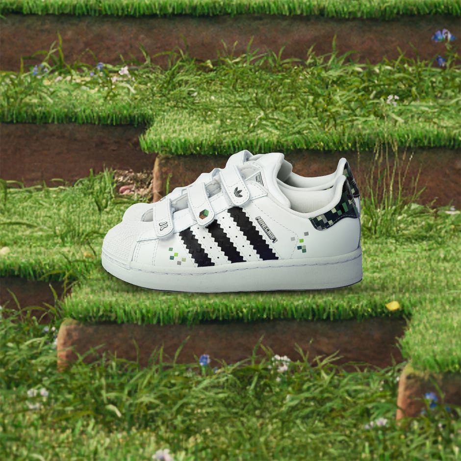 Tenis Superstar II x Minecraft Ni&ntilde;os