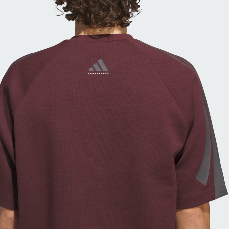 adidas Basketball Short Sleeve Sweatshirt (Gender Neutral)