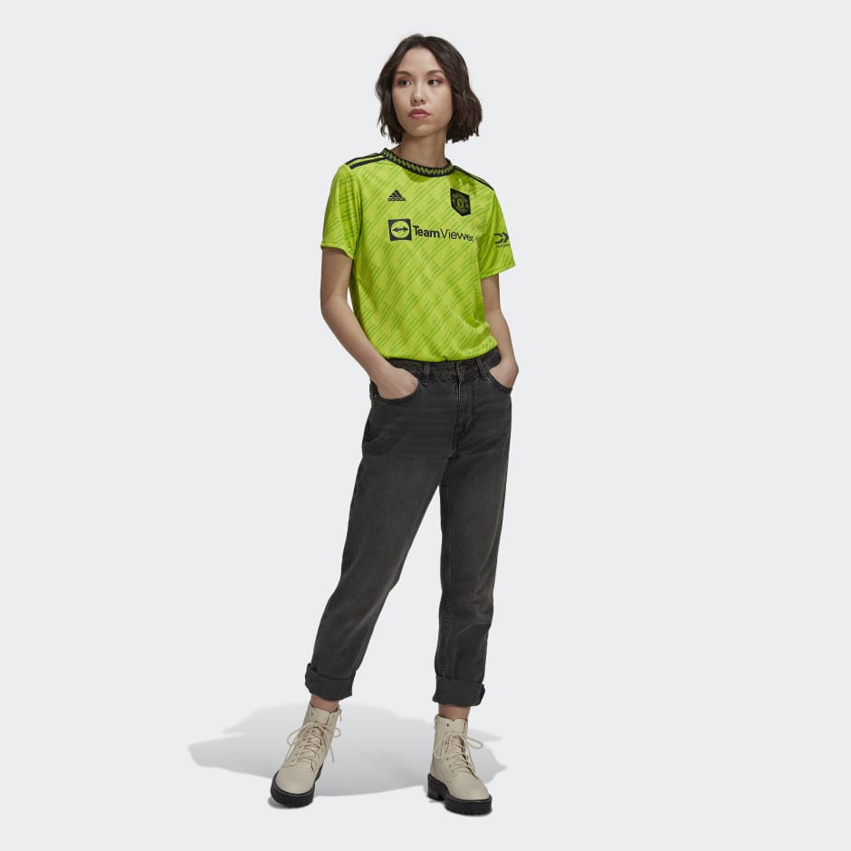 adidas Manchester United 22/23 Third Jersey - Semi Solar Slime