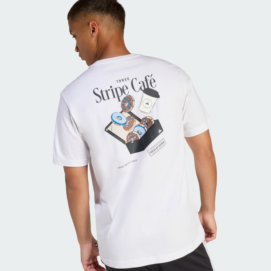 COFFEE CAFE DONUT BOX GRAPHIC T-SHIRT