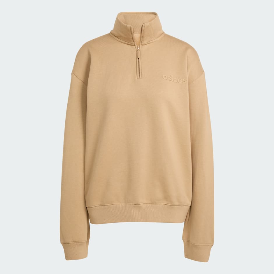 Essentials Linear Quarter-Zip Oversized