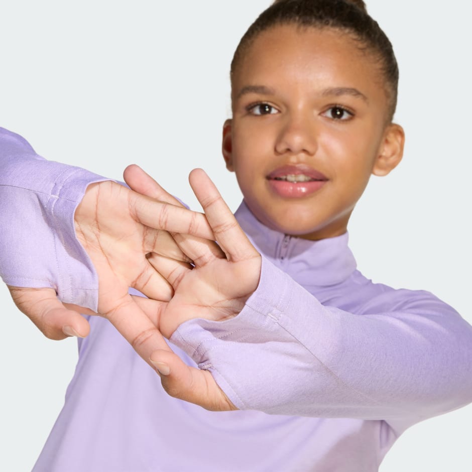 Tricou All Sports Favorite Cu M&acirc;necă Lungă Și Fermoar Pe Un Sfert Pentru Copii