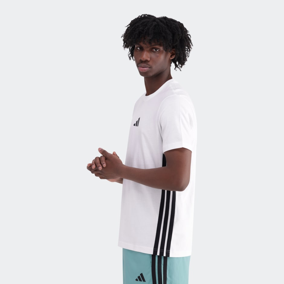Essentials 3-Stripes Single Jersey T-Shirt