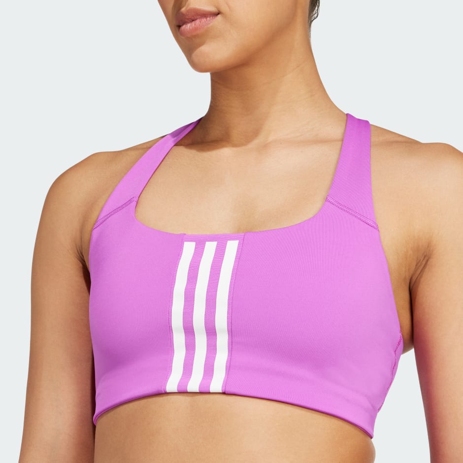 Powerimpact Training Medium-Support 3-Stripes Bra