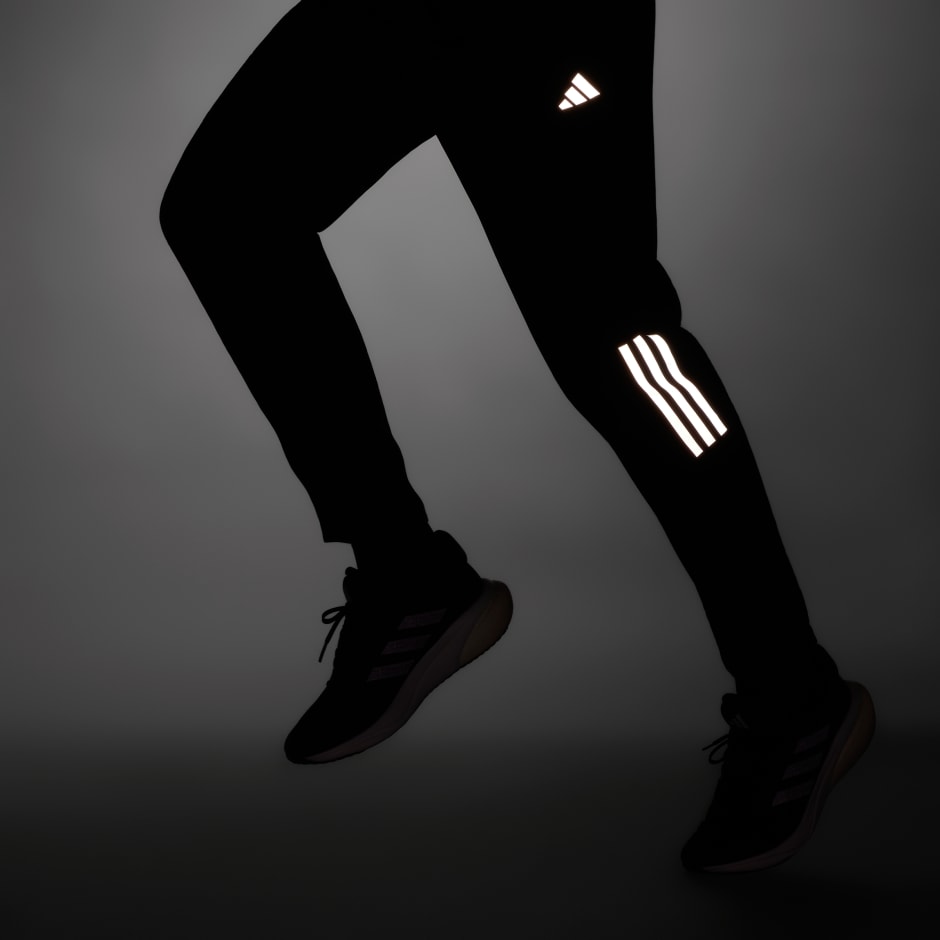 adidas Mens Running Response Track Pants BlackMatte Silver Large   ADIDAS Amazonin Fashion