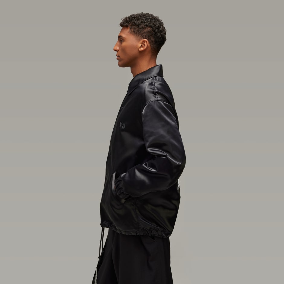 Clothing - Y-3 Graphic Coach Jacket - Black | adidas Oman