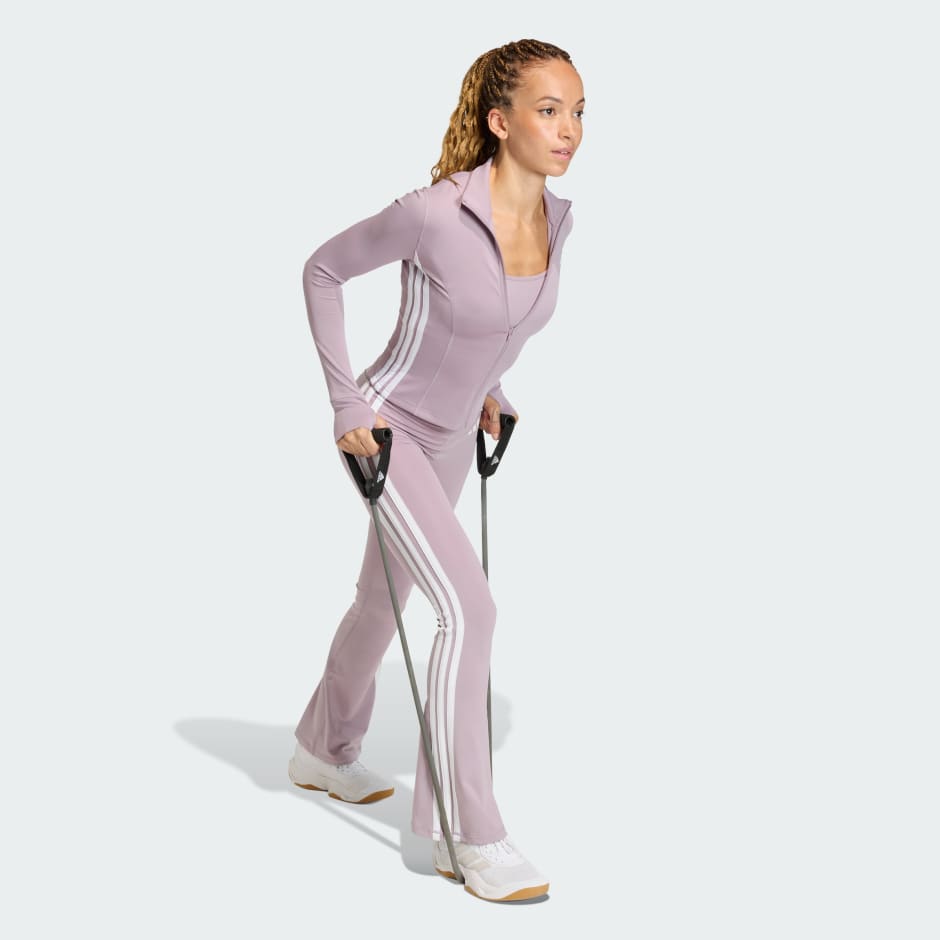 Workout Essentials Zip Through Jacket 3-Stripes