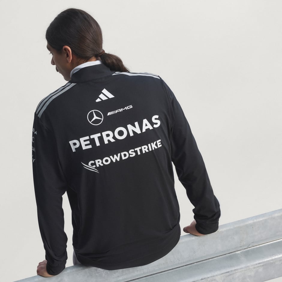 Bluză sport MERCEDES - AMG PETRONAS FORMULA 1 TEAM ENGINEERS QUARTER ZIP