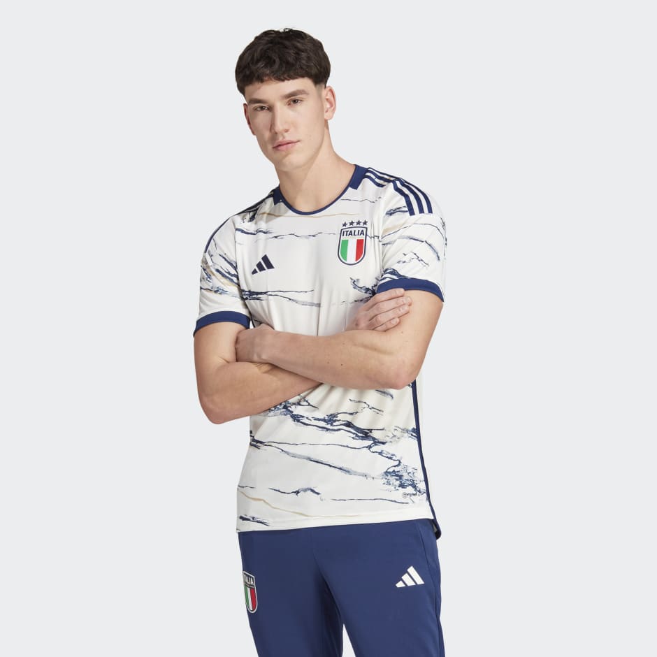 Men's Clothing - Italy 23 Away Jersey - White | adidas Egypt
