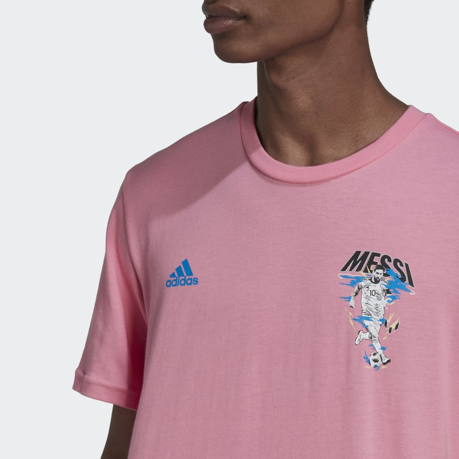 Camiseta Messi Fútbol Estampada