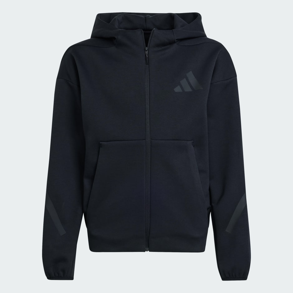 Dječja jakna s kapuljačom i patentnim zatvaračem cijelom duljinom adidas Z.N.E.